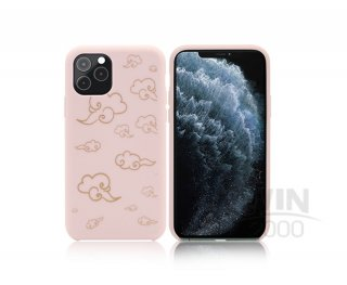 Liquid silicone phone case,cloud pattern