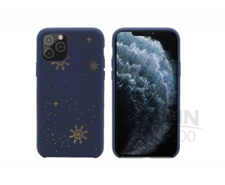 Liquid silicone phone case,Snowflake pattern