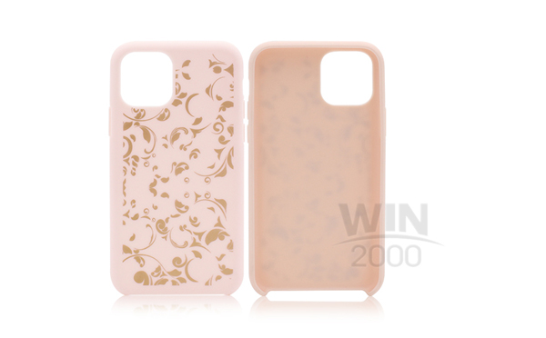 Liquid silicone phone case, Flower pattern