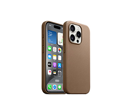 iphone leather fleece case