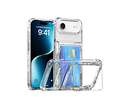 iPhone17 iPhone17 Clear Hard Flip Card Case
