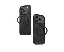 iPhone17 Matte Magnetic  Rotating Stand Cover